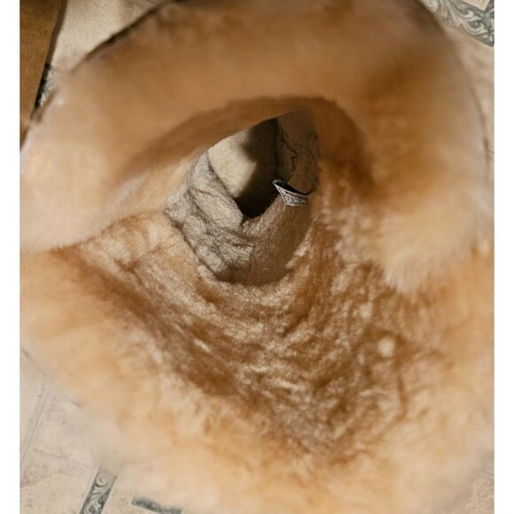 BearPaw Boot Lauren Suede‎ Upper Sheepskin/Wool Blend Lining size 7 - Picture 11 of 11